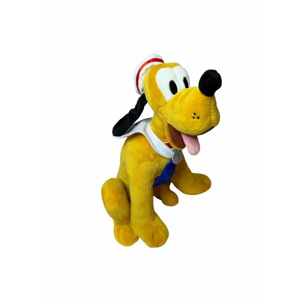 Disney Cruise Line Pluto Sailor Plush Stuffed Animal Cruise Ship